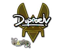 Sticker Slab | dupreeh (Glitter) | Paris 2023