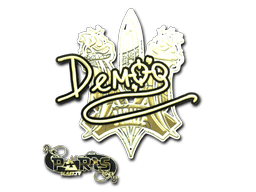 Sticker Slab | DemQQ (Gold) | Paris 2023