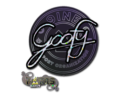 Sticker Slab | Goofy (Glitter) | Paris 2023
