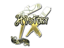 Sticker Slab | History (Gold) | Paris 2023