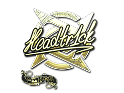 Sticker Slab | headtr1ck (Gold) | Paris 2023