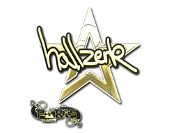 Sticker Slab | hallzerk (Gold) | Paris 2023