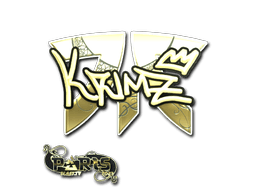 Sticker Slab | KRIMZ (Gold) | Paris 2023