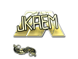 Sticker Slab | jkaem (Gold) | Paris 2023