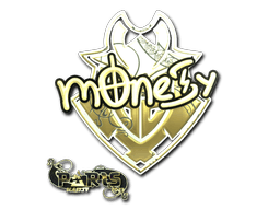 Sticker Slab | m0NESY (Gold) | Paris 2023