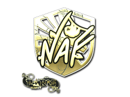 Sticker Slab | NAF (Gold) | Paris 2023