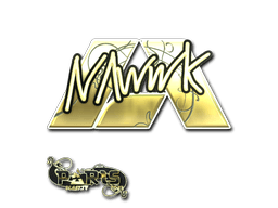 Sticker Slab | nawwk (Gold) | Paris 2023