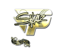 Sticker Slab | skullz (Gold) | Paris 2023