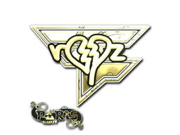 Sticker Slab | ropz (Gold) | Paris 2023
