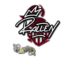 Sticker Slab | rallen (Glitter) | Paris 2023