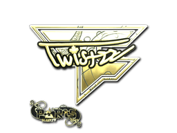 Sticker Slab | Twistzz (Gold) | Paris 2023