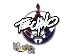 Sticker Slab | Techno4K (Glitter) | Paris 2023