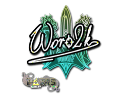 Sticker Slab | Woro2k (Glitter) | Paris 2023