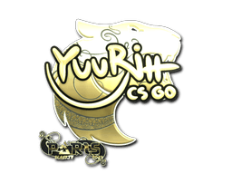 Sticker Slab | yuurih (Gold) | Paris 2023