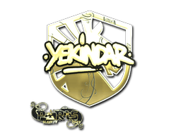 Sticker Slab | YEKINDAR (Gold) | Paris 2023