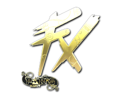 Sticker Slab | Fluxo (Gold) | Paris 2023