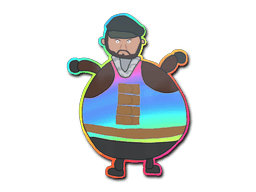Sticker Slab | Poorly Drawn Balkan (Holo)