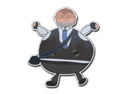 Sticker Slab | Poorly Drawn Number K